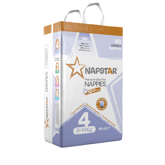 Napstar Premium Ultra-Thin Size 4 - 9-14kg 80/pack