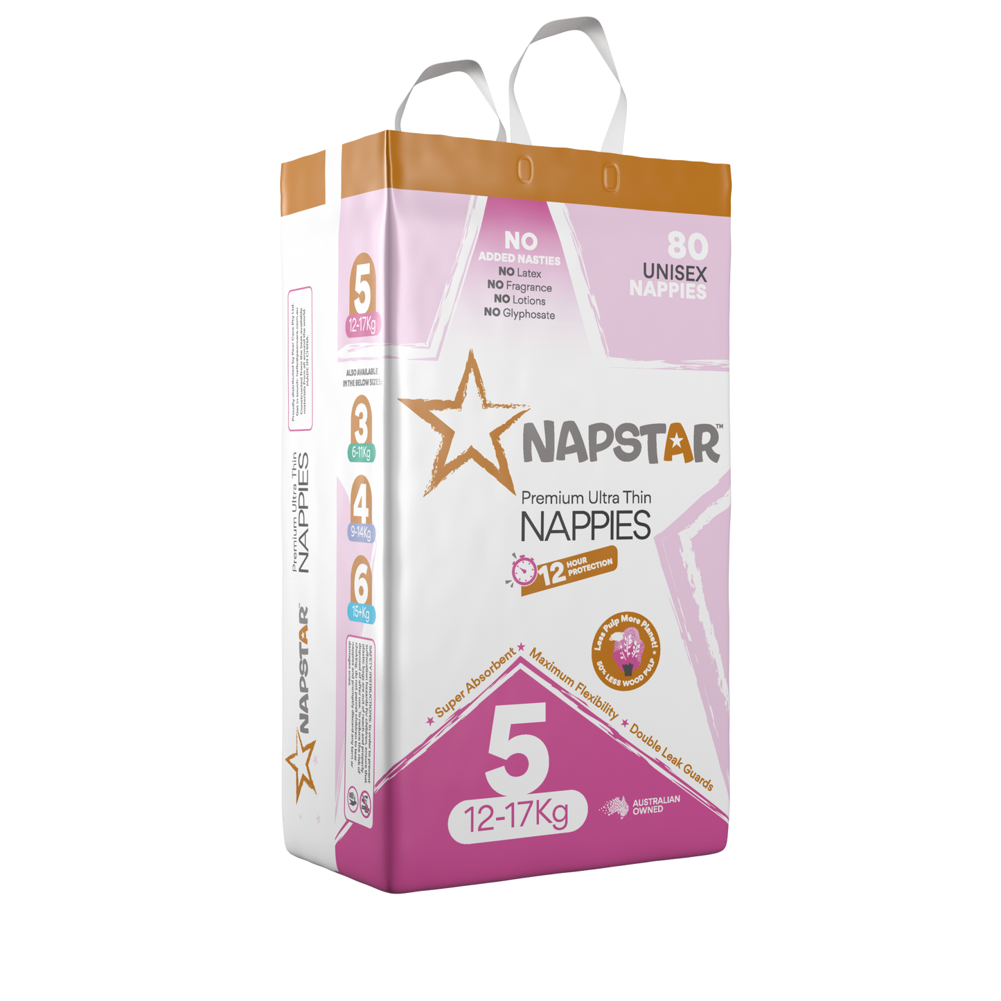 Napstar Premium Ultra-Thin Size 5 - 12-17kg 80/pack