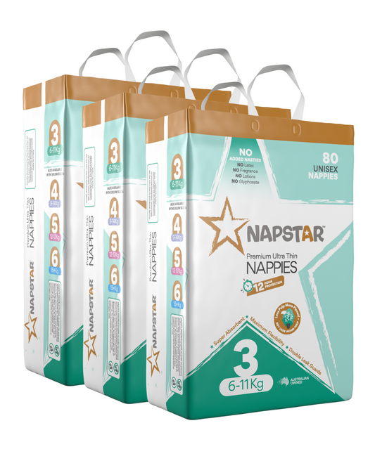 Napstar Premium Size 3 - 6-11kg 240 pack - Free Shipping SYD/MEL