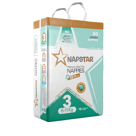 Napstar Premium Size 3 - 6-11kg 240 pack - Free Shipping SYD/MEL