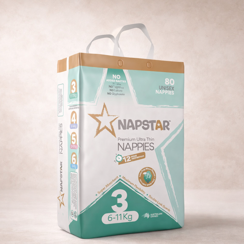 Napstar Premium Ultra-Thin Size 3: 6-11kg 80/pack