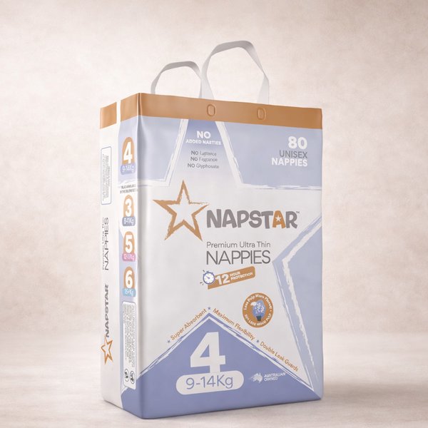 Napstar Premium Ultra-Thin Size 4: 9-14kg 80/pack