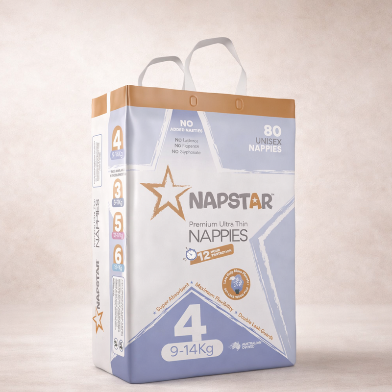 Napstar Premium Ultra-Thin Size 4: 9-14kg 80/pack